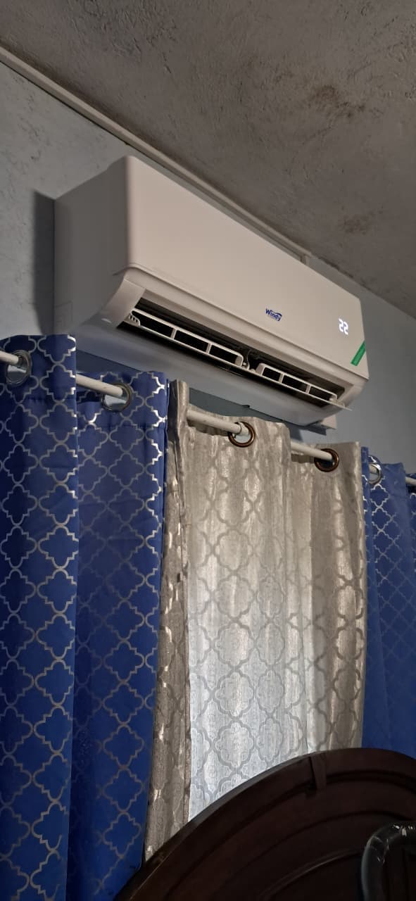 Airflow testing on operational indoor unit